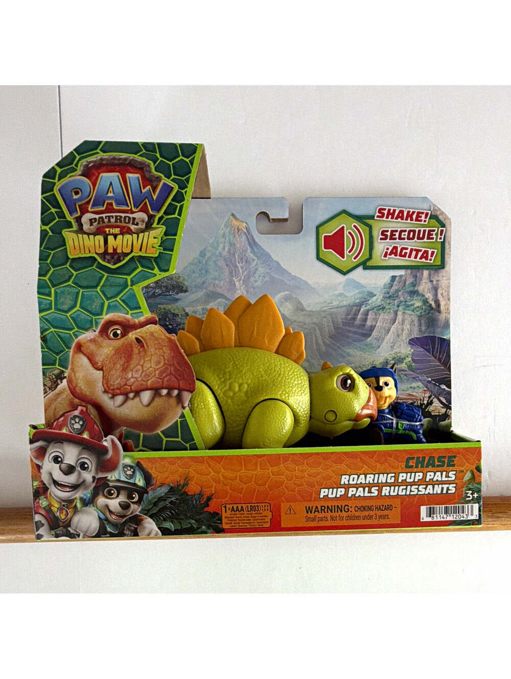 Spin Master PAW Patrol Roaring Pup Pals Chase & Stegosaurus Sound Set